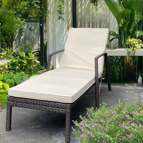Outdoor Patio Lounge Chairs Rattan Wicker Patio Chaise Lounges Chair_maomaolike.com