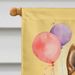 Shiba Inu Happy Birthday House Flag Large Porch Sleeve Pole Decorative Outside Yard Banner Artwork Wall Hanging, Polyester, House Size, Multicolor_maomaolike.com