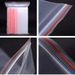 100/200pcs Small Zip Lock Plastic Reclosable Transparent Shoe Vacuum Bag Poly Clear Bags Thickness 0.05mm_maomaolike.com