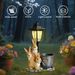 Easter Bunny Solar Garden Light Ornaments Garden Balcony Fleshy Flower Pot Micro Landscape Bonsai Decoration_maomaolike.com