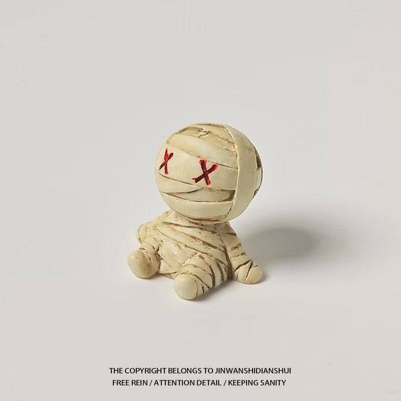 Bored?Let's Get Crazy With The Mummies!Halloween, Resurrection, Ghost Festival, Horror Resin Desktop Figurines_maomaolike.com
