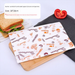 Internet Celebrity Wrapping Oil-Absorbing And Oil-Proof Sandwich Paper Tray Pastry Bread Baking Plate Mat Customizable_maomaolike.com