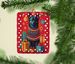 Schipperke Holiday Christmas Porcelain Ornament Christmas Tree Hanging Decorations For Home Christmas Holiday, Rectangle, Gift, Multicolor_maomaolike.com