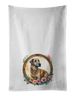 Irish Wolfhound And Flowers Kitchen Towel Set Of 2 White Dish Towels Decorative Bathroom Hand Towel For Hand, Face, Hair, Yoga, Tea, Dishcloth, 19 X 28", White_maomaolike.com