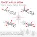 Artificial Pencil Christmas Tree, Slim Xmas Tree With Realistic Branch Tips And Plastic Stand_maomaolike.com