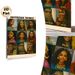 Eritrean Tribes Painting Poster, Vibrant Ethnic Portrait Collage Poster, Cultural Artistic Decor Ideal For Home, Office Or Cultural Display Areas_maomaolike.com