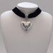 Fashion New Silver Color Heart Pendant Necklace Stainless Steel Retro Simple Personality Punk Style Men And Women_maomaolike.com
