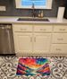 Amaranths In Color Memory Foam Kitchen Mat Machine Washable Anti-Fatigue Mat Cushion Comfort Bath Mat Or Kitchen Rug_maomaolike.com