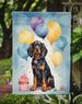 Gordon Setter Happy Birthday Garden Flag Mailbox Flag Decorative Yard Flag Banner Outside Patio Artwork Yard Flower Beds, Garden Size, Multicolor_maomaolike.com