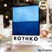 Blue Abstract Color Block Art Painting Poster, Minimalist Soft Gradient Blue Block Poster, Calming Elegant Wall Decor For Living Room, Office, Art_maomaolike.com