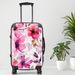 Flower8 Luggage, 20/24/28 Inch Luggage, Carry-On, Custom Luggage, Luggage Set, Suitcase, Travel, Vacation, Cabin Suitcase, Custom Suitcase, Personalized Luggage_maomaolike.com