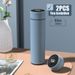 480ml 304 Stainless Steel Smart Temperature Display Waterproof Double-wall Vacuum Thermos Cup_maomaolike.com