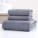 Micro Fiber Fleece Towel Bath Towel Thick Quick Drying Three Piece Set Large Bath Towel Face Towel Beach Towel_maomaolike.com
