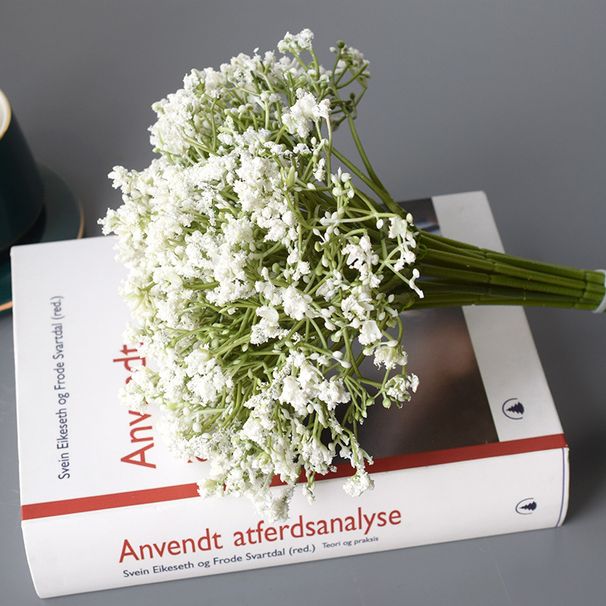 Plastic Bouquet Foam Wedding Artificial Flower Handheld Gypsophila_maomaolike.com