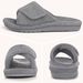 Crestar Women' Winter Fashion Open Toe Fluffy Solid Color House Slippers New Indoor And Outdoor Antiskid Cotton Shoes_maomaolike.com