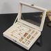 Jewelry Storage Box Earring Ring Necklace Organizers Storage Transparent Jewlery Holder Display Box For Jewelry Classification_maomaolike.com