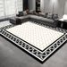 Living Room Rug,Large Rug,Oversized, Gold Leaves Design,Bedroom Rug,Soft And Thick, Machine Washable, Thickened Rug, Bedside Rug,Decorative Indoor Rug_maomaolike.com