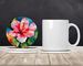 Hawaii Hawaiian Hibiscus In Watercolor Large Sandstone Coasters Pack Of 4 Absorbent Round Coasters Decor Gifts For Men Or Women, 4 In, Multicolor_maomaolike.com