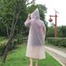 Travel Raincoat Beige | Waterproof Lightweight Foldable Hooded Jacket Garden - 889_maomaolike.com