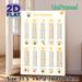 German Multiplication Table Painting Poster, Cute Bee-themed Cartoon Style Poster, Clear Math Learning Reference Suitable For Study Room, Home_maomaolike.com