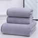 Micro Fiber Fleece Towel Bath Towel Thick Quick Drying Three Piece Set Large Bath Towel Face Towel Beach Towel_maomaolike.com