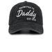 Unisex Washed cotton DaddyMommy embroidered baseball cap Cotton duck cap Dad cap Hip Hop cap_maomaolike.com