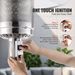 VEVOR Propane Patio Heater 50000BTU Tall Hammered W/Wheels Outdoor Silver Gray_maomaolike.com