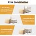 Vintage Modular Sectional Sofa, Convertible Multiple Combination Sofa Couch With Storage, Memory Foam, Vintage Copper Nail Modular Sectionals M-Middle Module Beige (1 Middle Stool)_maomaolike.com