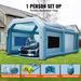 26x15x11ft Inflatable Paint Booth, Inflatable Spray Booth, High Powerful 750W+950W Blowers Spray Booth Tent, Car Paint Tent Air Filter System For Car Parking Tent Workstation Motorcycle Garage_maomaolike.com