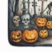 Pet Cemetery Spooky Halloween Memory Foam Kitchen Mat Machine Washable Anti-Fatigue Mat Cushion Comfort Bath Mat Or Kitchen Rug_maomaolike.com