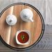 Wooden Lazy Susan Table Spice Seasoning Jar Home Tray Desktop Kitchen Shelf Storage And Finishing Supplies_maomaolike.com