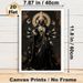 Goddess Kali Painting Poster, Dark-toned Ornate Hindu Deity Poster, Exquisite Detailed Traditional Design, Ideal For Home Shrine And Spiritual_maomaolike.com