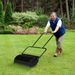 19.5in Lawn Roller Iron Cylindrical Black_maomaolike.com