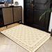 Living Room Rug Large Size Gorgeous Gold Frame Design Bedroom Rug Plush Thickened Machine Washable Thickened Underlay Interior Decorative Rug_maomaolike.com