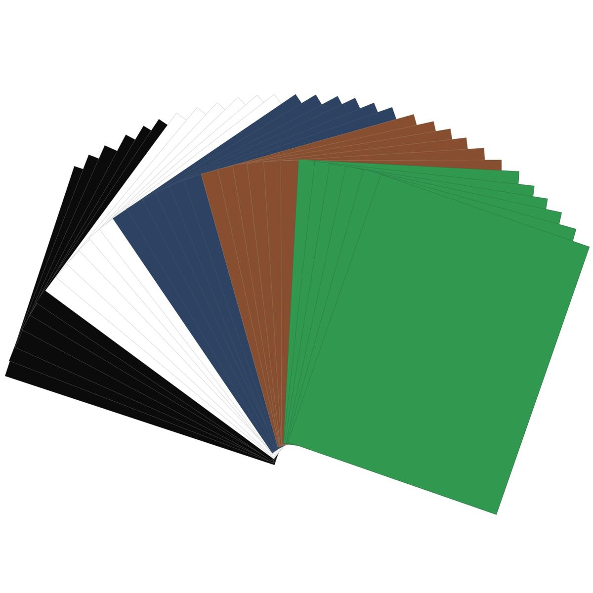 JULBEAR 30 Sheets Colored Cardstock, 5 Football Colors 180gsm 8.5 X 11 Inches Colorful Pastel Printer Construction Paper For Kids Scrapbook School Office Printing DIY Craft, Card Making_maomaolike.com
