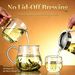New Pot Set, Glass Tea-water Separator, High-temperature Resistant, Convenient Tea Brewing Tool For Home Use, Food-grade_maomaolike.com