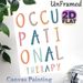 Occupational Therapy Painting Poster, Pastel-colored Hand-drawn Lettering Poster, Gentle Colorful Typographic Design, Suitable For Therapy Clinics And_maomaolike.com