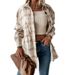 Women's Clothing plaid shirt autumn and winter new loose mid length woolen coat_maomaolike.com