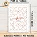 18th Birthday Themed Painting Poster, Rose Gold Lace Heart Style Poster, Blank Heart Frames For Writing Warm Messages, Suitable For Birthday Party_maomaolike.com
