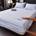 Winter Thickened Sheet Single Piece Milk Coral Fleece Bed Cover Non-Slip Full Wrap Mattress Protector For Simmons_maomaolike.com