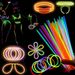 158Pcs Glow Sticks Fluorescent Stick Set, Glow In The Dark,Party Favors For Kids And Adults, Ideal For Birthdays, Weddings, Holidays,Outdoor,Yard Game_maomaolike.com