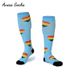 Autumn professional fitness sports socks, outdoor cycling elastic socks, thin leg mid-calf socks, running, skipping rope, sports pressure socks_maomaolike.com
