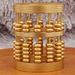 Brass Abacus Pen Holder Gold 0kg New Chinese Style Ornament Desktop Creative Gift Copper Artwork Home Decoration_maomaolike.com