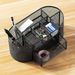 Basics Mesh Desk Office Organizer, Black, 9.25" X 4.53" X 3.94"_maomaolike.com