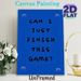Gaming Themed Painting Poster, Minimalist Blue Poster With Playful Text & Game Controller Graphics, Humorous Relatable Decor For Game Room And Bedroom_maomaolike.com