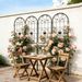 4 Pack Metal Garden Trellis 86.7 X 19.7 Rustproof Trellis For Climbing Plants Outdoor Flower Support Black_maomaolike.com