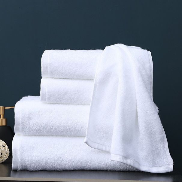 5-Star Hotel Platinum Satin Cotton Towel Set - Luxury Bath/Hand/Face Towels, Extra Thick & Large With Free Embroidery, 100% Premium Egyptian Cotton_maomaolike.com