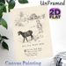 Baa Baa Black Sheep Themed Painting Poster, Vintage Monochrome Line Art Rural Scene Poster, Classic Folk Rhyme Print, Ideal For Living Room, Study And_maomaolike.com