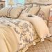 Wholesale French Princess Style Wrinkled Lace Milk Velvet Winter Warm Coral Fleece Flannel Four-Piece Set_maomaolike.com