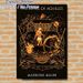 Achilles Greek Mythology Painting Poster, Vintage Line Art Orange-hued Chariot Scene Poster, Captivating Literary-inspired Decor Ideal For Living_maomaolike.com